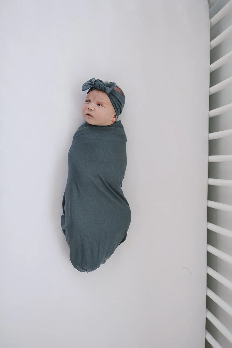 Charcoal Bamboo Head Wrap Mebie Baby