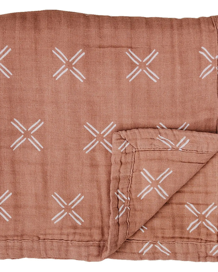 Just Peachy Muslin Quilt Mebie Baby