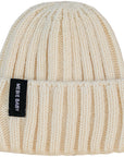 Cream Chunky Knit Beanie