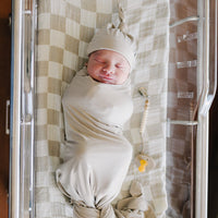 Oatmeal Bamboo Stretch Swaddle