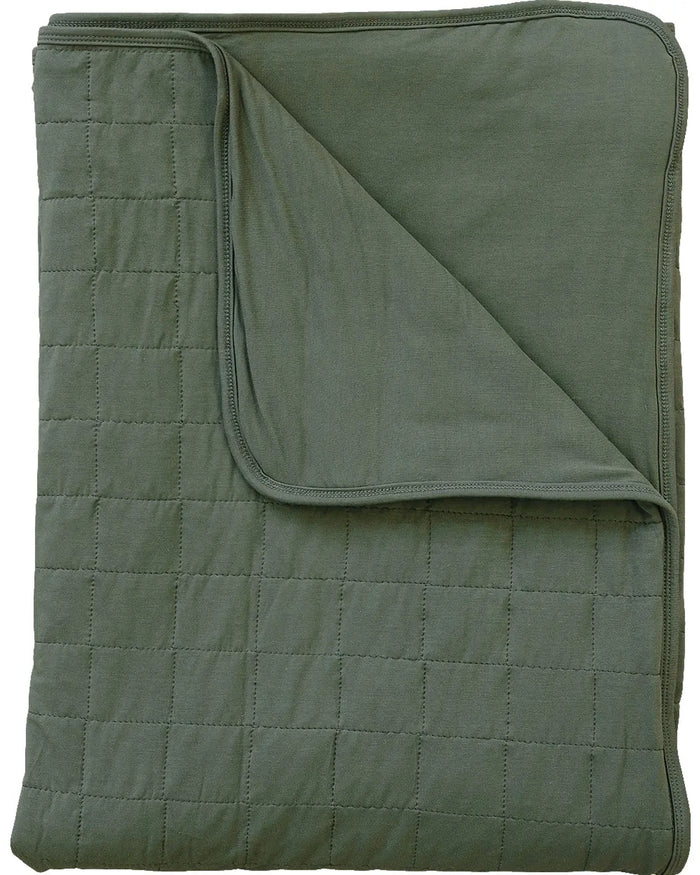 Olive Bamboo Quilt Mebie Baby