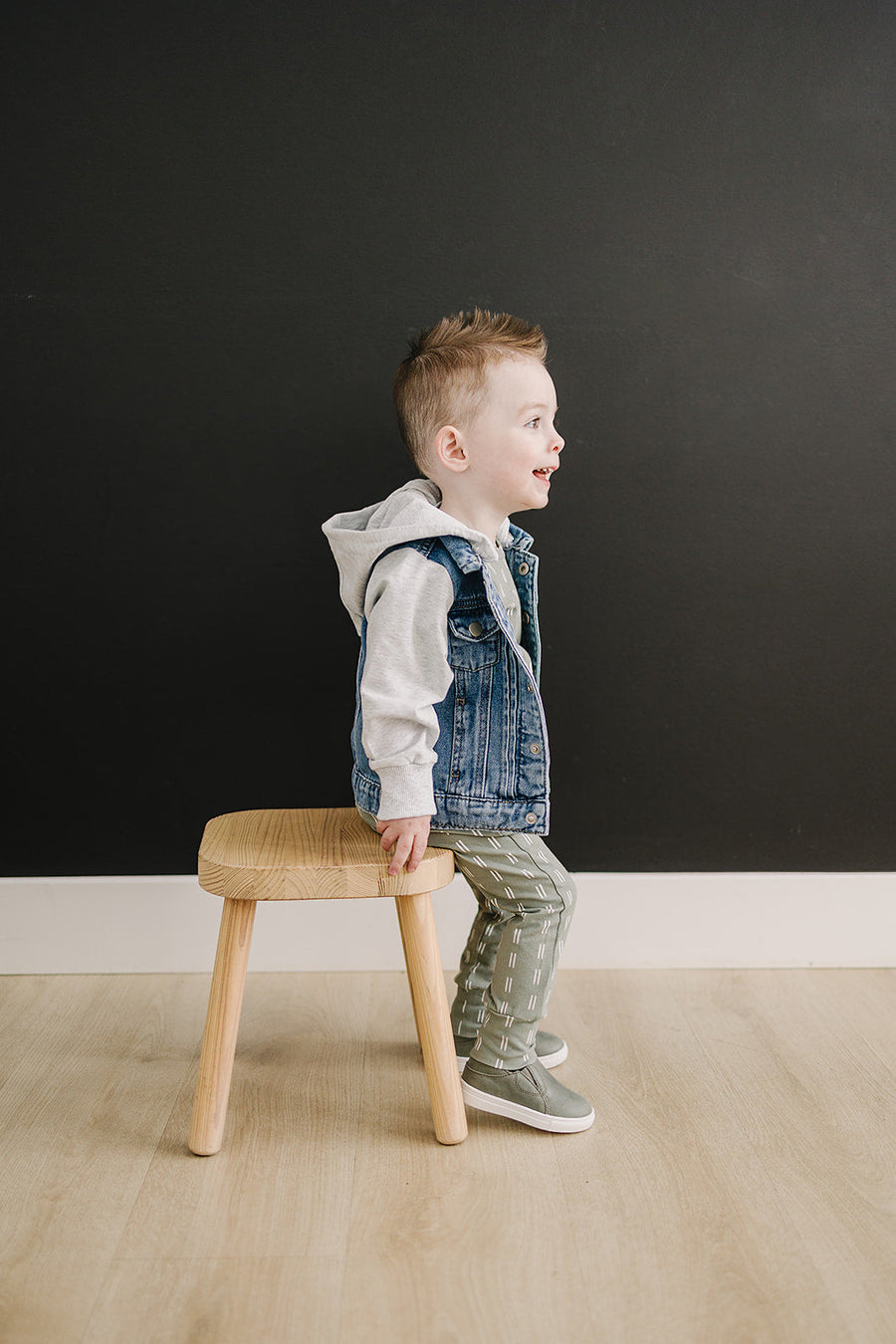 Mebie Baby Hooded Jean Jacket Mebie Baby