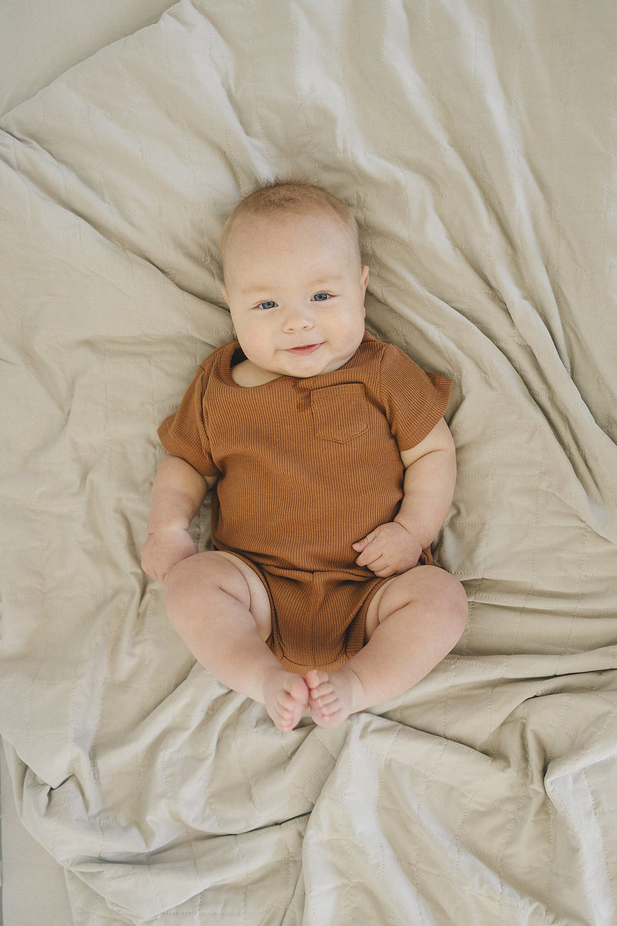 Oatmeal Bamboo Quilt Mebie Baby