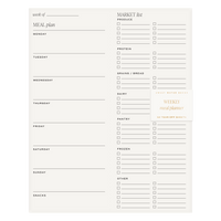 Weekly Meal Planner Notepad