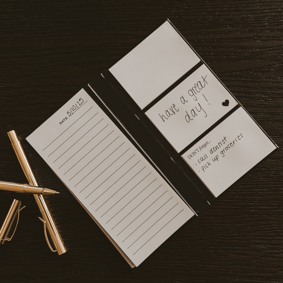 Portable Sticky Notes Booklet Sweet Water Decor