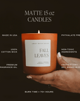 Spooky Season Soy Candle - Orange Matte Jar - 15 oz (Cozy Season)
