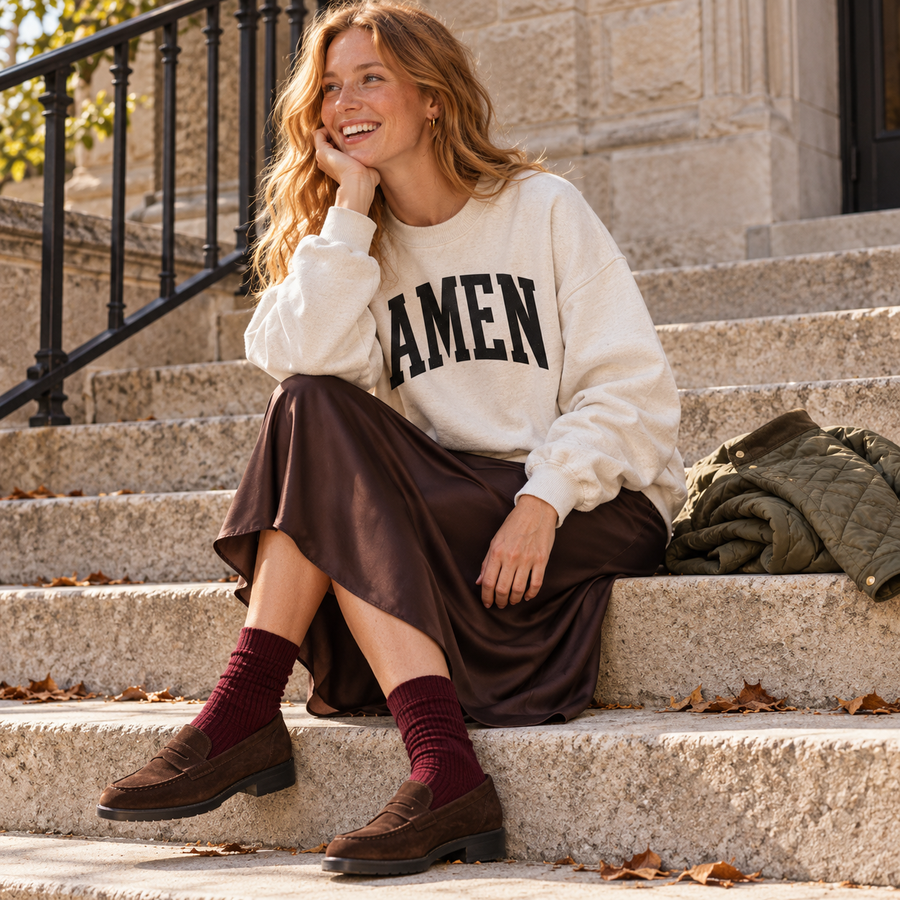 AMEN Varsity Sweatshirt SBG Co.