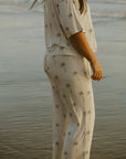 Women's Boxy Tee Lounge Set | Palm Tree