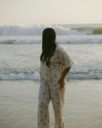 Women's Boxy Tee Lounge Set | Palm Tree