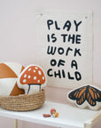 play is the work of a child banner