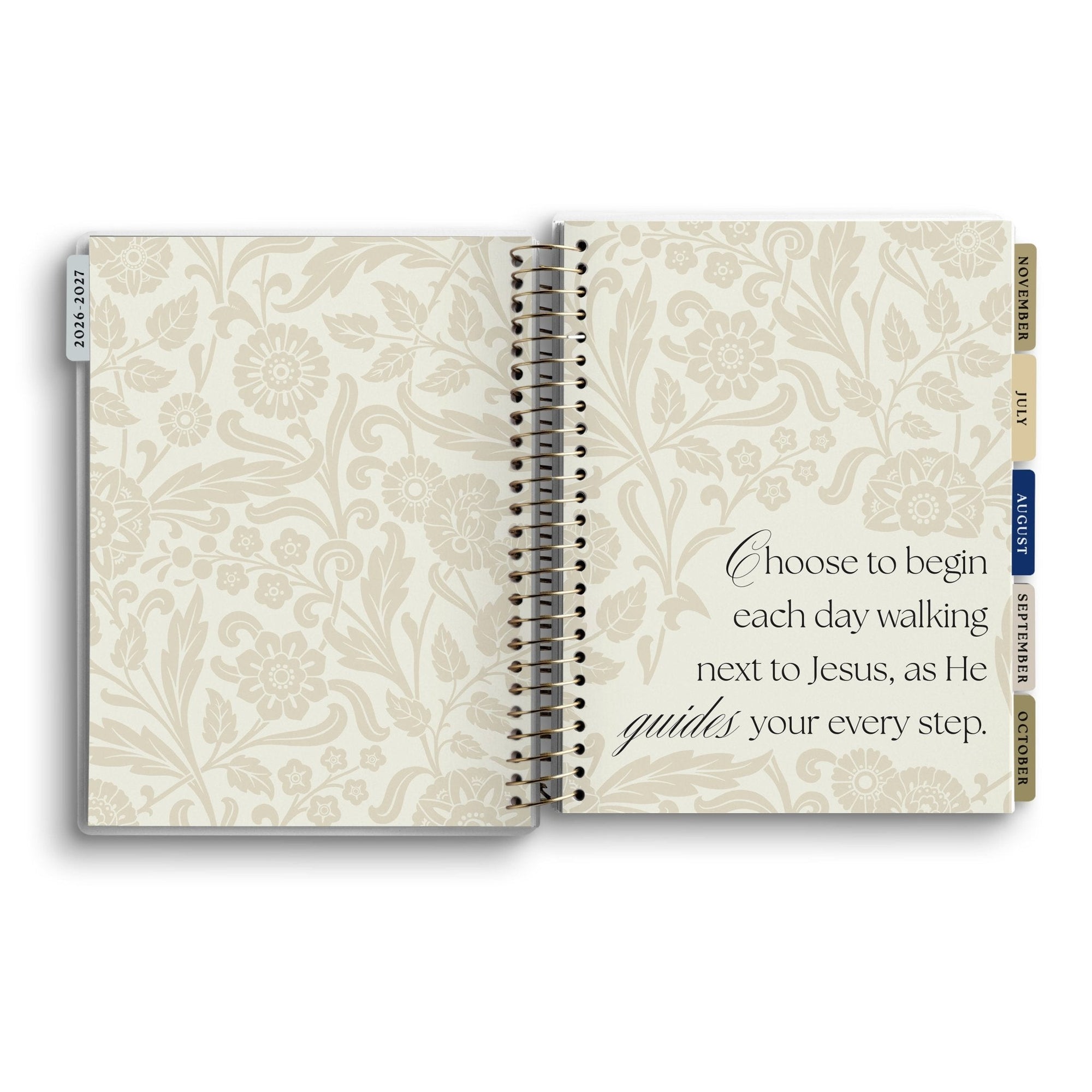 Walking with Jesus All Day, Every Day 2026-2027 18 Month Planner