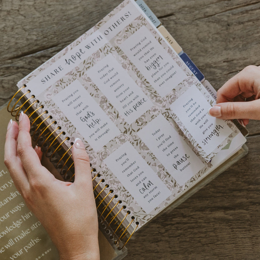 Walking with Jesus All Day, Every Day 2026-2027 18 Month Planner Sweet Water Decor