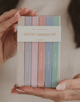 Neutral Highlighters Set