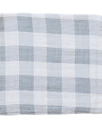 Coastal Plaid Muslin Burp Cloth