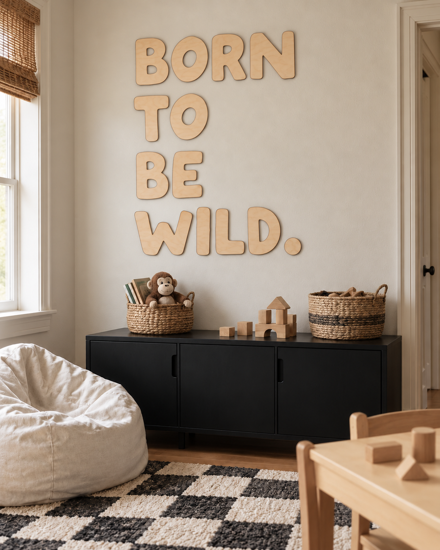 Born to Be Wild Wall Sign Saved by Grace Co.