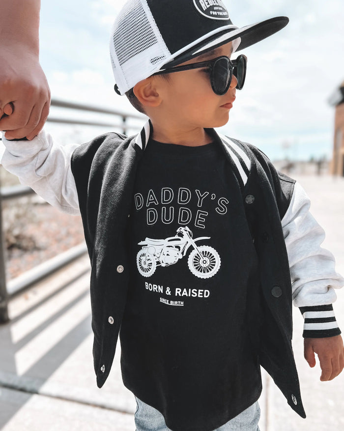 Daddy's Dude Born & Raised Tee Saved by Grace Co.