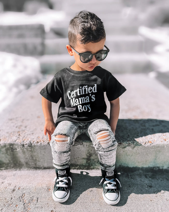 Certified Mama's Boy Tee Saved by Grace Co.