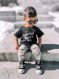 Certified Mama's Boy Tee Saved by Grace Co.