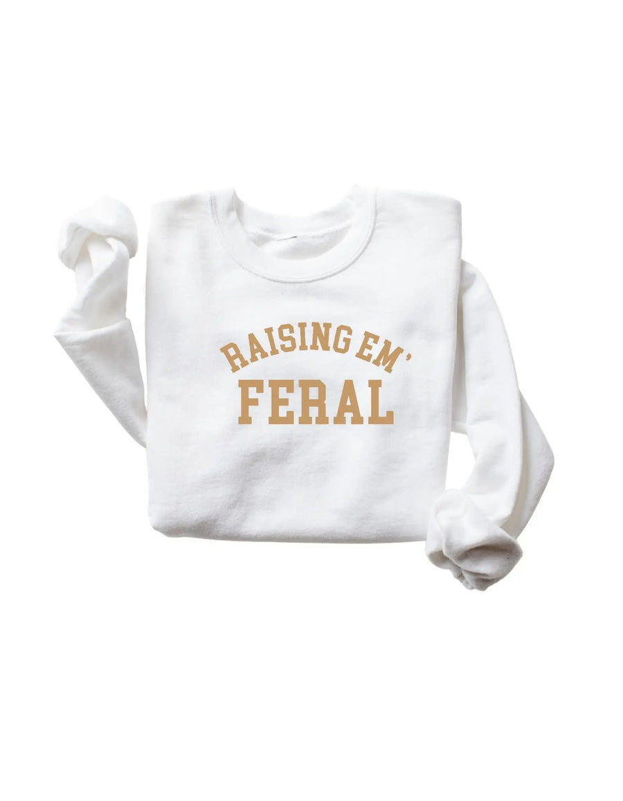 Raising Em' Feral Pullover Saved by Grace Co.