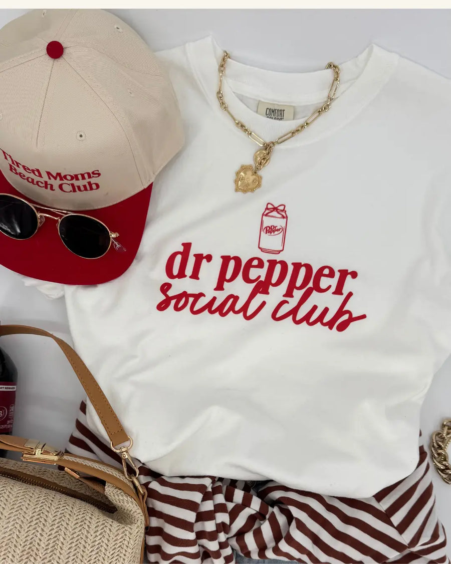 Dr. Pepper Social Club Tee Saved by Grace Co.