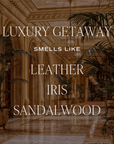 Luxury Getaway Soy Candle - Amber Jar - 9 oz