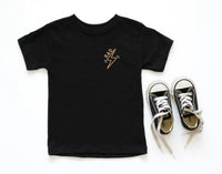 Rad Lightening Bolt Pocket Style Tee Saved by Grace Co.