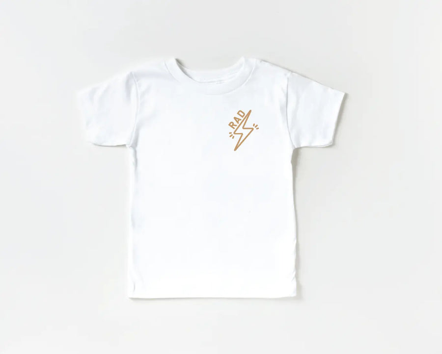 Rad Lightening Bolt Pocket Style Tee Saved by Grace Co.