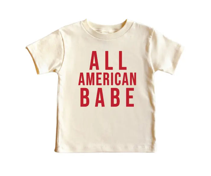 All American Babe - Natural/White Saved by Grace Co.
