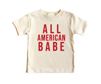 All American Babe - Natural/White Saved by Grace Co.