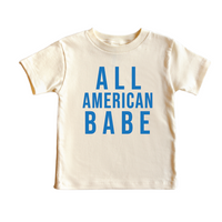 All American Babe - Natural/White