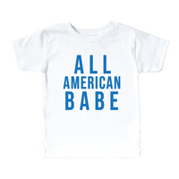 All American Babe - Natural/White