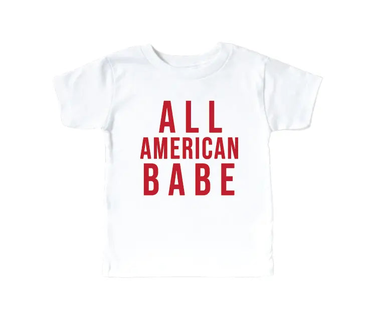 All American Babe - Natural/White Saved by Grace Co.