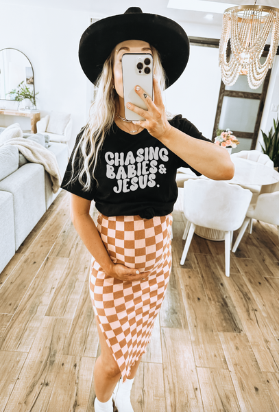 My Mama Needs Coffee + Jesus Tee – Saved by Grace Co.