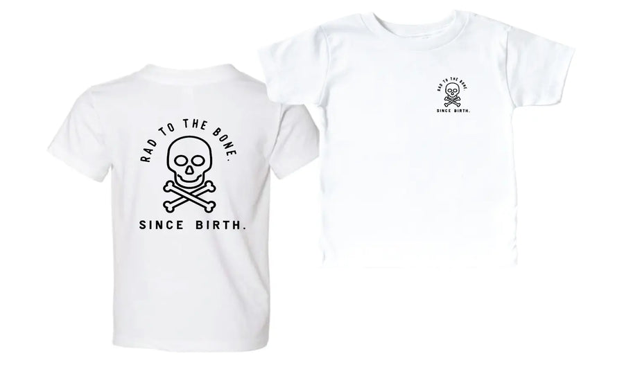Rad to the Bone Pocket Style Tee Saved by Grace Co.