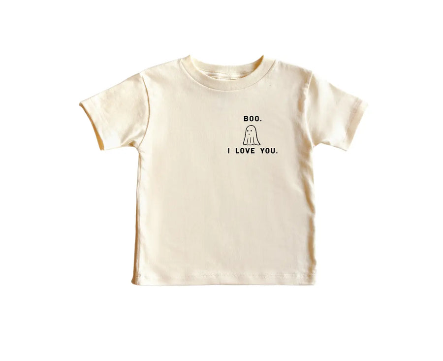 Boo, I love you - Pocket Style Tee - FINAL SALE Saved by Grace Co.