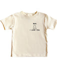 Boo, I love you - Pocket Style Tee - FINAL SALE Saved by Grace Co.