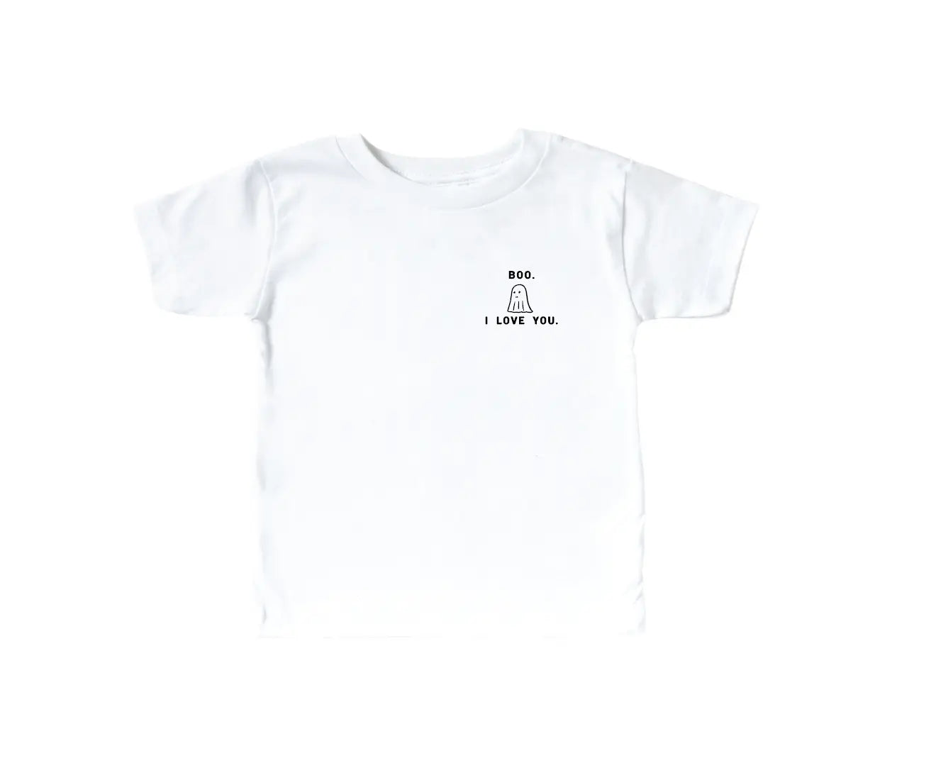 Boo, I love you - Pocket Style Tee - FINAL SALE Saved by Grace Co.