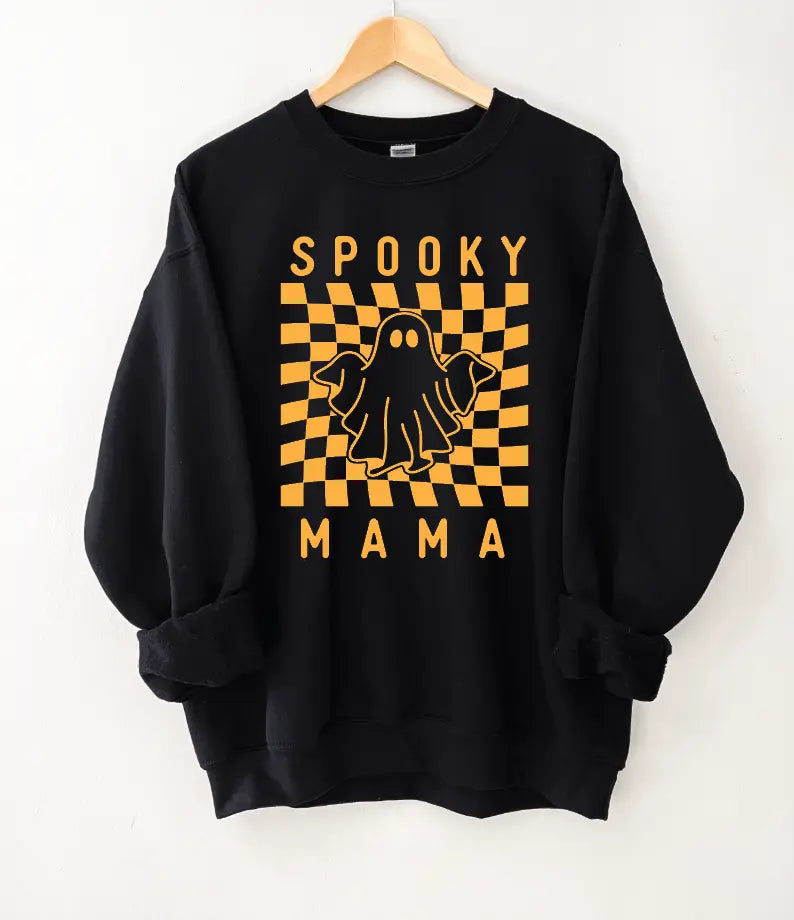 Spooky Mama Pullover Saved by Grace Co.