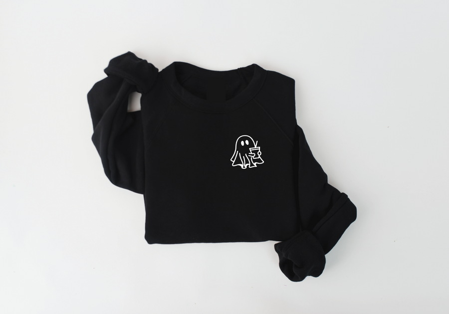 Iced Coffee Ghost Pullover