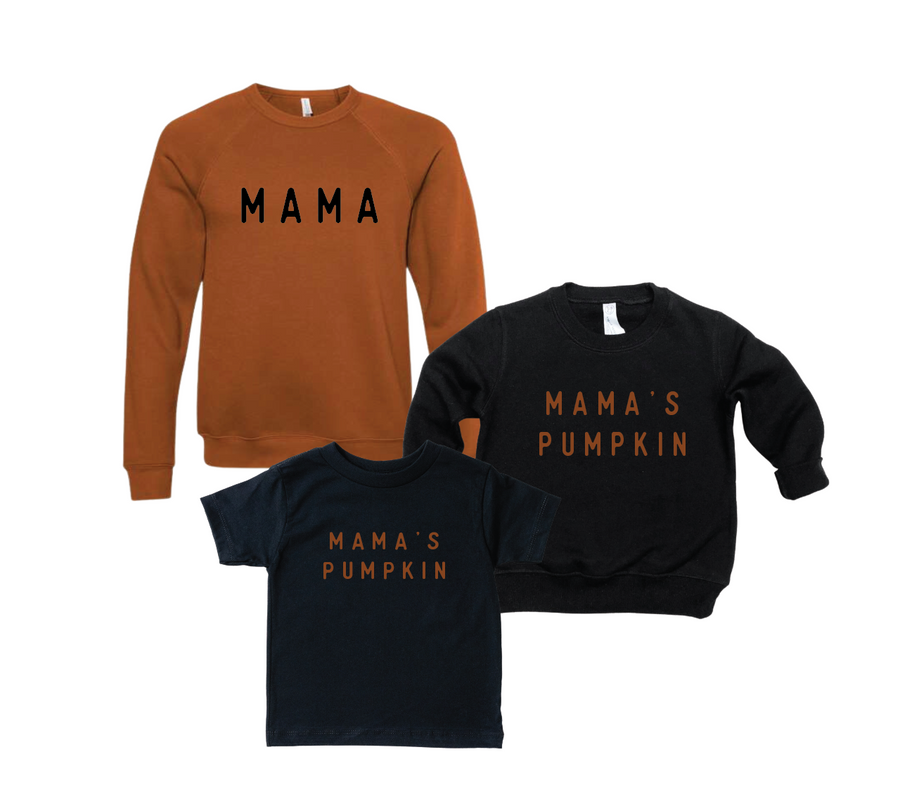 Mama's Pumpkin Tee (Matching Set)