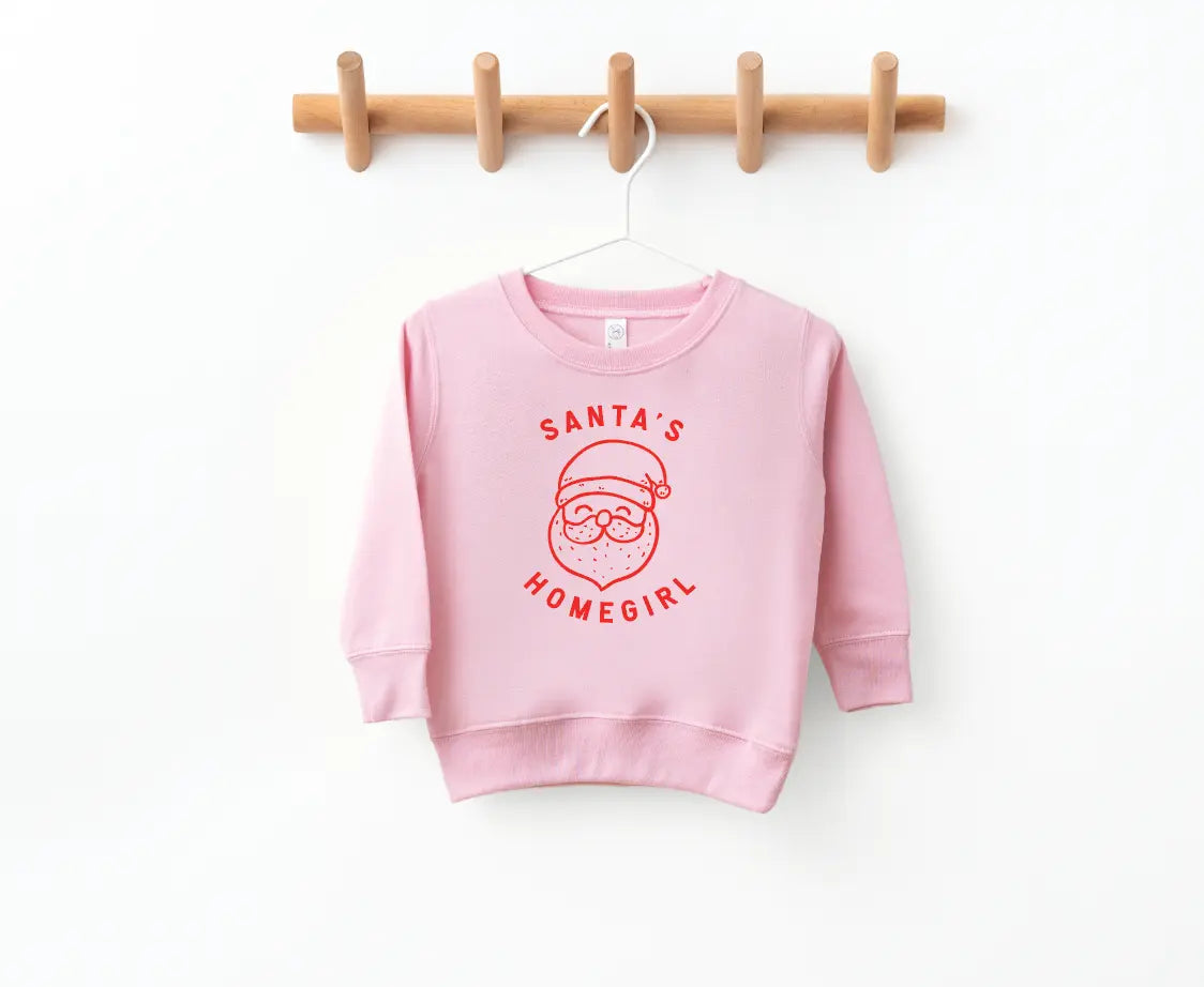 Santa's Homegirl Pullover Saved by Grace Co.