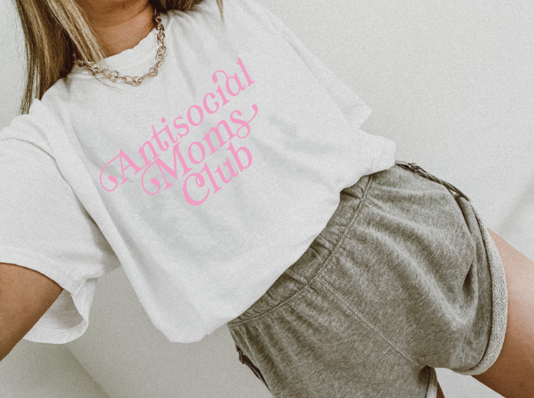 Anti-Social Moms Club  Tee