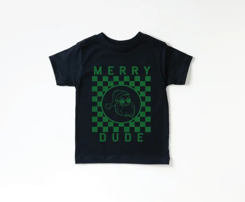 Merry Dude Checkered Tee Saved by Grace Co.