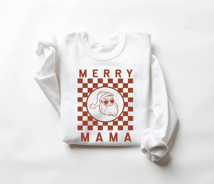 Merry Mama -  Checkered Pullover Saved by Grace Co.