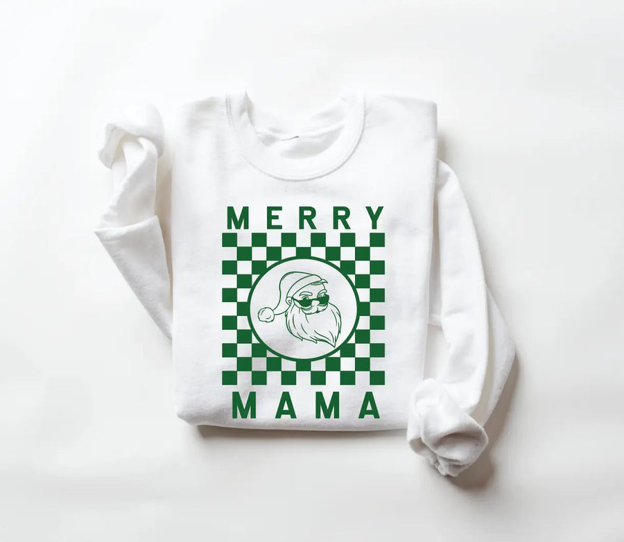 Merry Mama -  Checkered Pullover Saved by Grace Co.