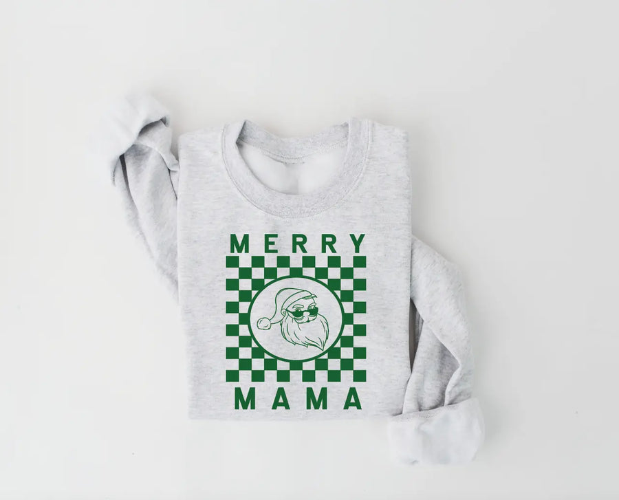Merry Mama -  Checkered Pullover Saved by Grace Co.