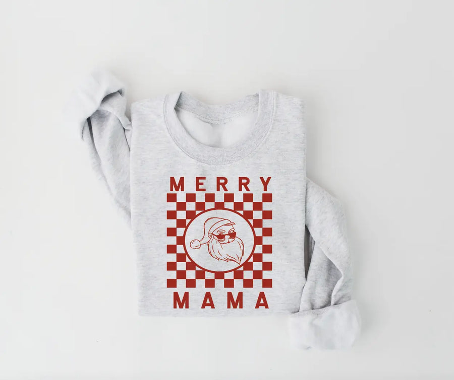 Merry Mama -  Checkered Pullover Saved by Grace Co.
