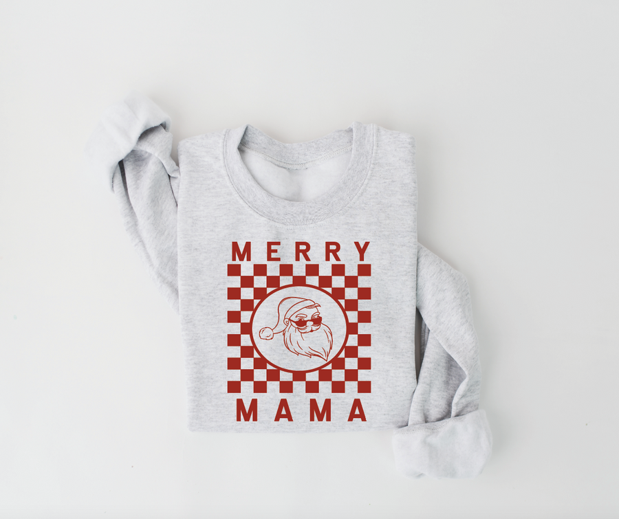 Merry Mama -  Checkered Pullover