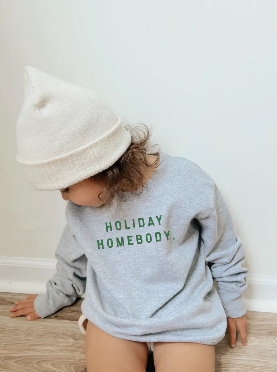 Holiday Homebody Kids Pullover Saved by Grace Co.