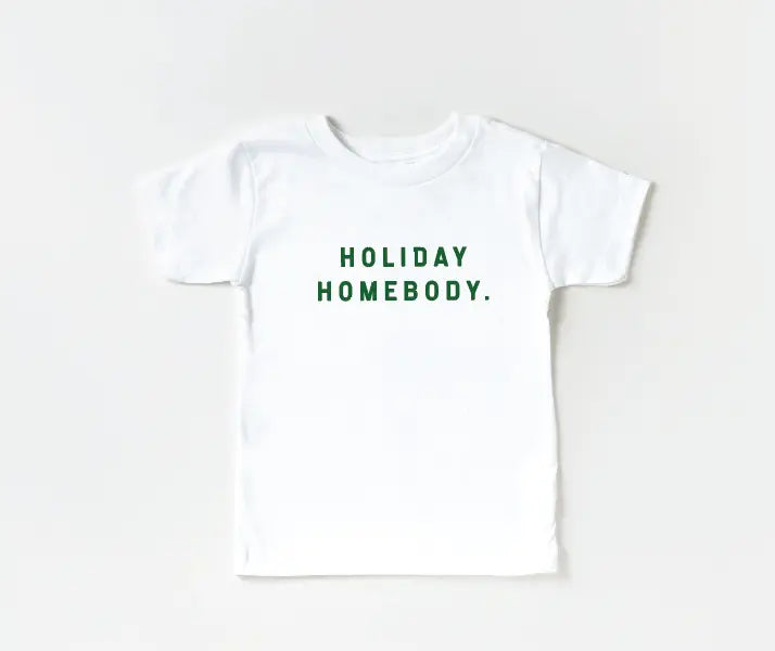 Holiday Homebody Kids Tee Saved by Grace Co.